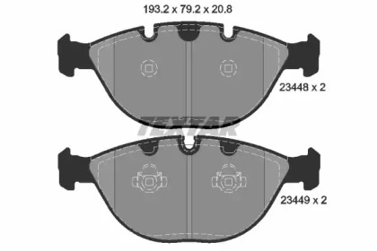 Гальмівні колодки BMW X5(E70,F15)/X6(E71,F16) \F \06>>