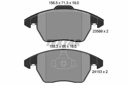 Гальмівні колодки CITROEN/PEUGEOT C4/307/308/3008 \F \12>>