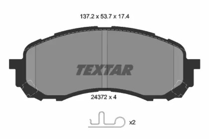 Гальмівні колодки SUBARU Impreza \F \00>>