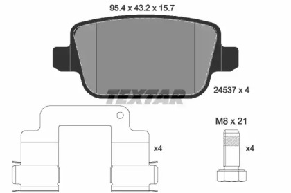 a_Гальмівні колодки FORD/LAND ROVER Mondeo/Freelander \R \07>>