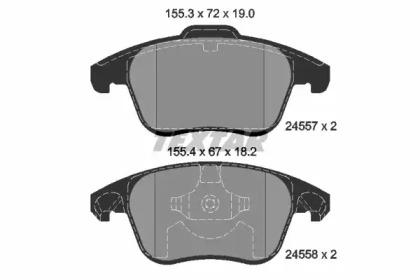 Гальмівні колодки CITROEN C4 \F \07>>