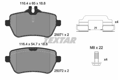 Гальмівні колодки MERCEDES S(W222)/SL(R231) \R \12>>