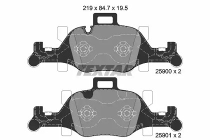 Гальмівні колодки BMW 3(G20)/5(G30)/7(G11)/X5(G05) \F \14>>