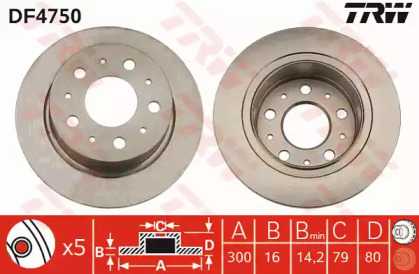 a_Диск гальмівний (1 шт.) CITROEN/FIAT/PEUGEOT Jumper/Ducato/Boxer \R D=300mm \06>>