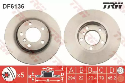 Диск гальмівний (1 шт.) MINI Countryman/Cooper S \F D=294mm \10>>