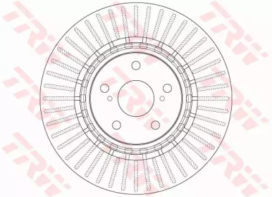 Диск гальмівний (1 шт.) LEXUS/TOYOTA NX/RX 3/Rav 4 \D=328mm \F \12>>