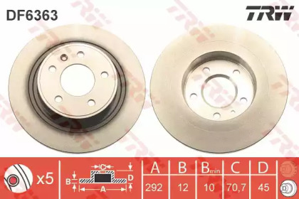 Диск гальмівний (1 шт.) OPEL/CHEVROLET Astra/Zafira/Cruz/Orlfndo/Volt \R D=292mm \09>>