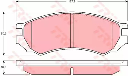 Гальмівні колодки дискові NISSAN Primera