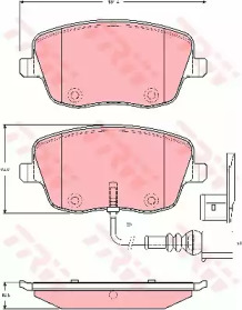 a_Гальмівні колодки дискові SEAT - SKODA - VOLKSWAGEN Ibiza/Fabia/Polo