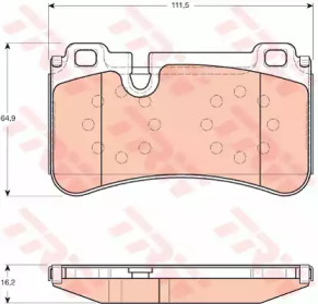 a_Гальмівні колодки дискові MERCEDES 204/211/219/230 AMG \R \08>>