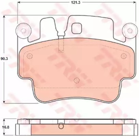 a_Гальмівні колодки дискові PORSCHE 911/Boxster (986)/Cayman \F \97-\13