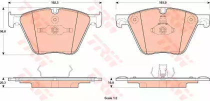 Гальмівні колодки дискові BMW 5 GT/F07/760i/F01 \09>> \F