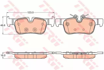 Гальмівні колодки дискові BMW 2(F45)/ i3 \R \13>>