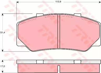 Гальмівні колодки дискові UMM - VOLVO Alter T/740/740 Estate/Combi/760/760 Estate/Combi/78