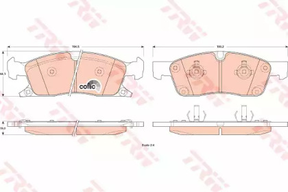 Колодки тормозные Grand Cherokee \F \10>>