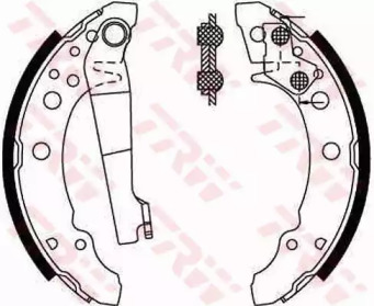 a_Гальмівні колодки барабанні AUDI - SEAT - VOLKSWAGEN 80/Coupe/Arosa/Cordoba/Cordoba Vario/Ibiza/To