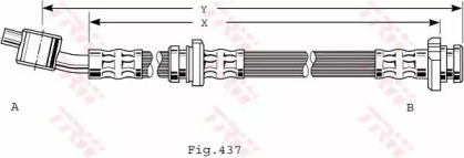 Гальмівний шланг NISSAN Almera