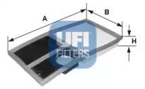 Фільтр повітряний VW GOLF V, VI 1.4 06-, FABIA I, II 1.4 06- (вир-во UFI)