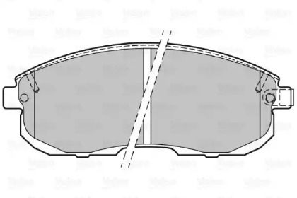 Гальмівні колодки дискові FIAT/NISSAN Punto/Cube/Juke/Maxima/Pulsar/Teana/Tiida \1,1-3,5 \F \93>>