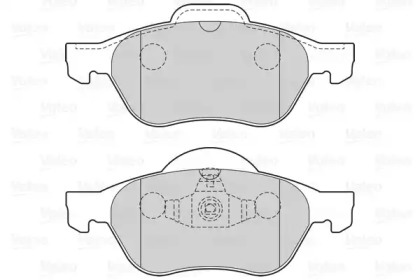 Гальмівні колодки дискові VAG/RENAULT A1/A3/Megane/Scenic/Fabia/Octavia/Bora/Golf \1,0-2,0 \F \96>>