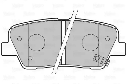 Гальмівні колодки дискові HYUNDAI/KIA Genesis/SantaFe/SorentoII \2,0-5,0 \R \08>>