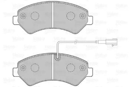 Гальмівні колодки дискові CITROEN/PEUGEOT Jumper/Boxer \2,2-3,0 \F \06>>