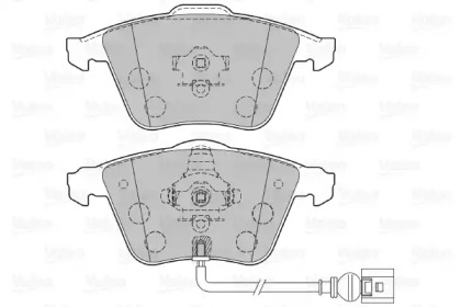 Гальмівні колодки дискові VAG  A3/Passat/Superb/Eos \1,2-3,6 \F \03-15