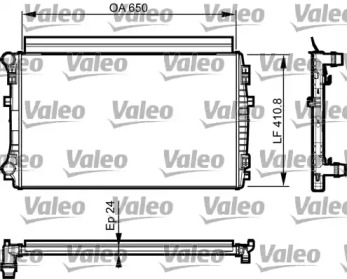 Радіатор AUDI/SKODA/VW A3/Q2/Q3/Karoq/Octavia/Caddy ''12>>