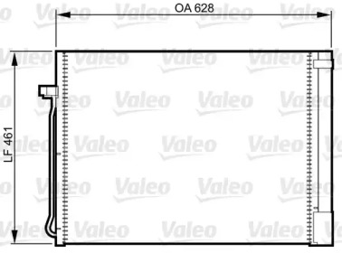 Конденсатор кондицiонера BMW X5(E70,F15) \06-19