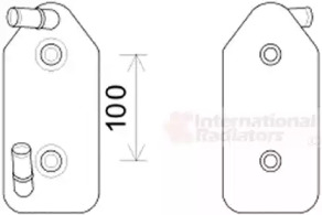 Радіатор масляний Seat; Skoda; VW (вир-во Van Wezel)