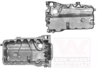 Піддон, масляний картера двигуна VAG 2.0 TFSi +Sensor Hole (вир-во Wan Wezel)