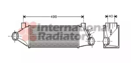 Інтеркулер TRANSIT6 20TDi MT 02-06 (Van Wezel)