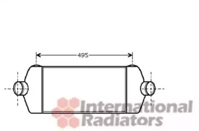 Інтеркулер FORD TRANSIT 7/06 > 14 (вир-во Van Wezel)