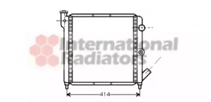 Радіатор охолодження двигуна R5/R9/R11/EXPRESS I 84-91 (Van Wezel)