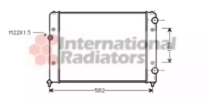 Радіатор VW PASSAT4 1.6/1.8/2.0 MT (Van Wezel)