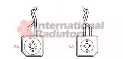 Радіатор масляний VAG (вир-во Van Wezel)