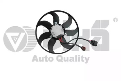 Вентилятор радіатора 300W Skoda Octavia (04-13), Superb (08-13, 14-)/VW Caddy (04-08), Golf (04-07), Passat (06-07) (99590360401) VIKA