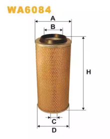 Фільтр повітряний VW LT WA6084/AM413 (вир-во WIX-FILTERS)