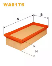 Фільтр повітряний VW WA6176/AP013 (вир-во WIX-FILTERS UA)