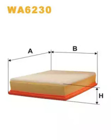Фільтр повітряний WA6230/AP065 (вир-во WIX-FILTERS)