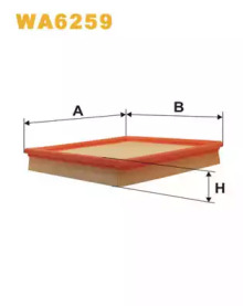 Фільтр повітряний BMW WA6259/AP088 (вир-во WIX-FILTERS UA)