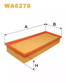 Фільтр повітряний FORD MONDEO WA6276/AP099 (вир-во WIX-FILTERS UA)