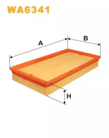 Фільтр повітряний WA6341/AP156 (вир-во WIX-FILTERS)