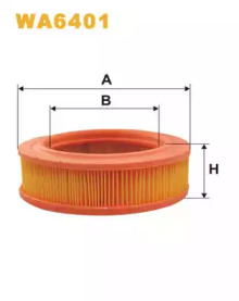 Фільтр повітряний WA6401/AR219 (вир-во WIX-FILTERS)