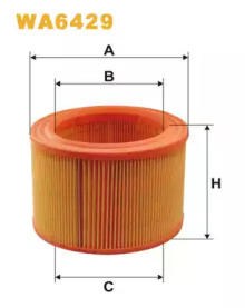 Фільтр повітряний PEUGEOT WA6429/AR247 (вир-во WIX-FILTERS)