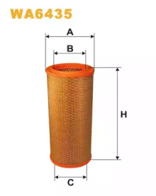 Фільтр повітряний RENAULT WA6435/AR257 (вир-во WIX-FILTERS)