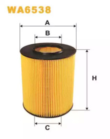 Фільтр повітряний MERCEDES WA6538/AR327/1 (вир-во WIX-FILTERS)