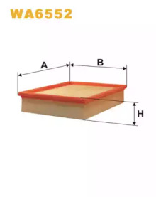 Фільтр повітряний WA6552/AP129/2 (вир-во WIX-FILTERS)