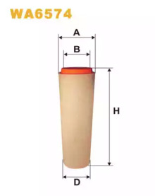 Фільтр повітряний BMW WA6574/AK362/1 (вир-во WIX-FILTERS)