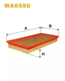 Фільтр повітряний MB WA6580/AP010/2 (вир-во WIX-FILTERS)